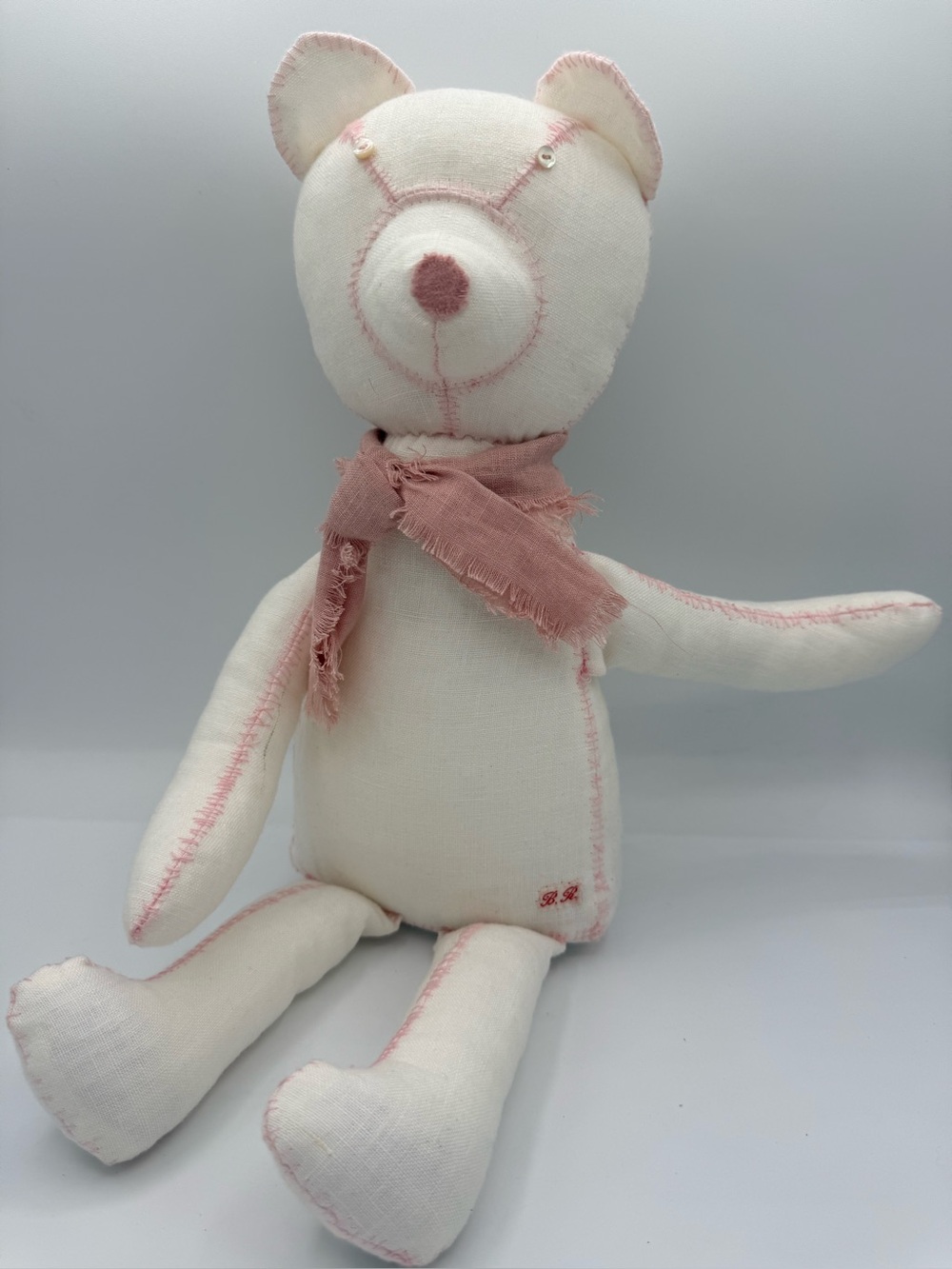 Handmade Linen Teddy Bear